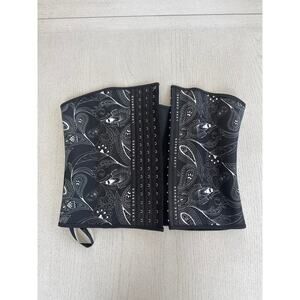 Luxx Curves Waist Trainer Faja Black Paisley Fit Girl Baddie